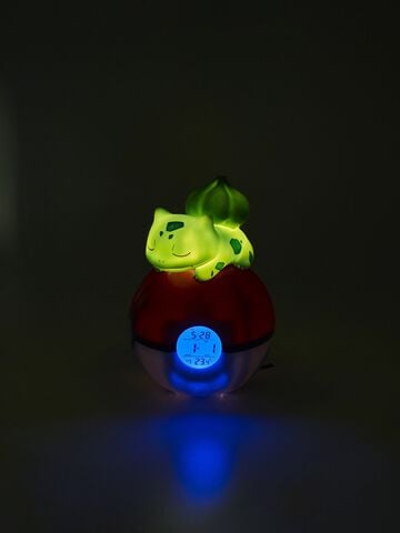 Radio Reveil Numerique Figurine Lumineuse - Pokemon - Bulbizarre